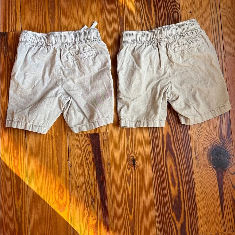 2 Boys Old Navy Tan Shorts Size XS (5) - Picture 2 of 3